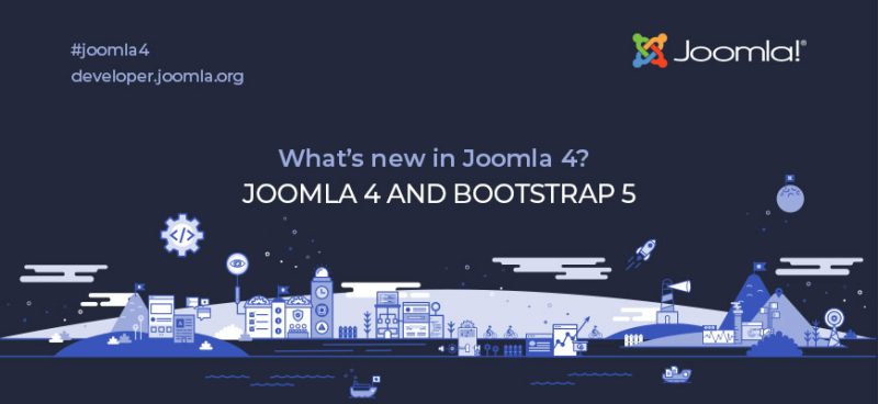 Joomla! 4.0 will ship with Bootstrap 5